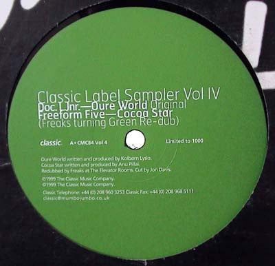 Various : Classic Label Sampler Vol IV (12", Ltd, Smplr)