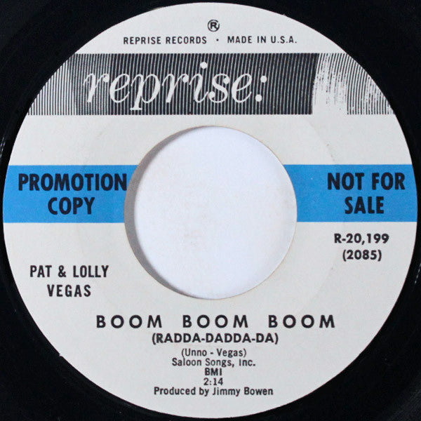 Pat And Lolly Vegas : Two Figures (On The Wedding Cake) (7", Single, Promo)