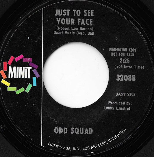 Odd Squad (3) : Just To See Your Face / Soul Power (7", Single, Promo)