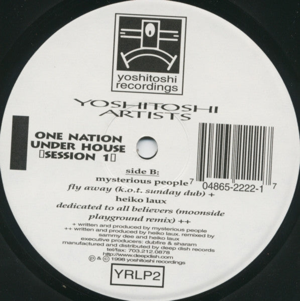Various : One Nation Under House: Session 1 (2x12", Comp)