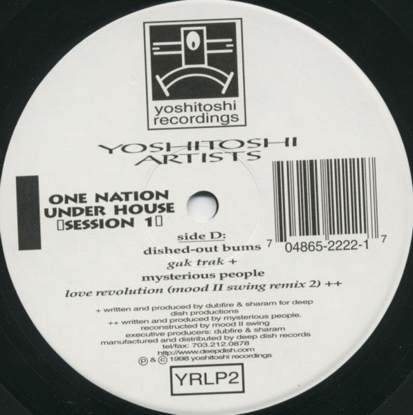 Various : One Nation Under House: Session 1 (2x12", Comp)
