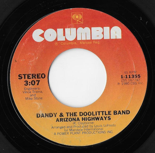 The Doolittle Band : Who Were You Thinkin' Of (7", Single)