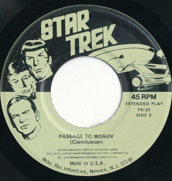 Unknown Artist : Star Trek - Passage To Moauv (7", EP, RE)