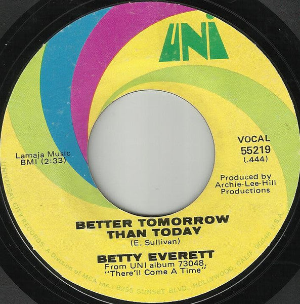 Betty Everett : Unlucky Girl (7", Single)