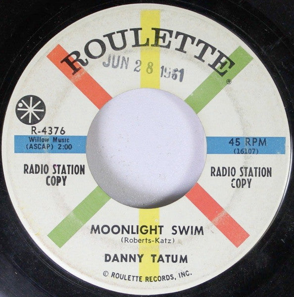 Danny Tatum : Moonlight Swim / Adam And Eve (7", Promo)