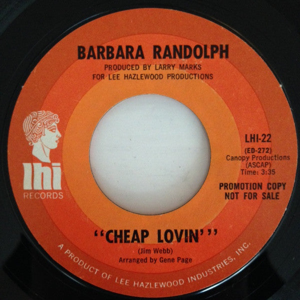 Barbara Randolph : Woman To That Man (7", Single, Promo)