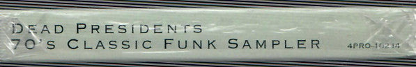 Various : Dead Presidents 70's Classic Funk Sampler (Cass, Promo, Smplr)