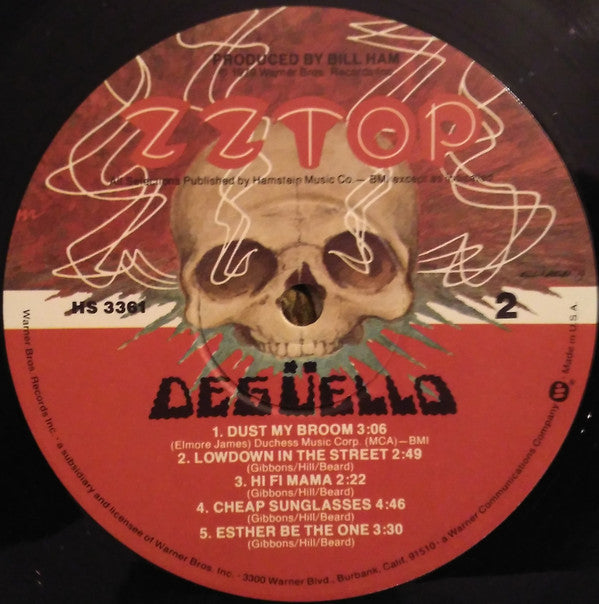 ZZ Top : Degüello (LP, Album, Win)