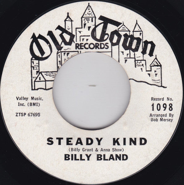 Billy Bland : I Cross My Heart / Steady Kind (7", Single, Promo)