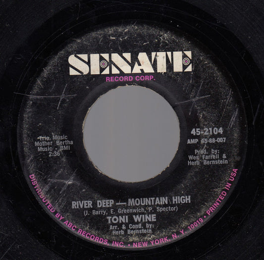 Toni Wine : River Deep Mountain High (7")