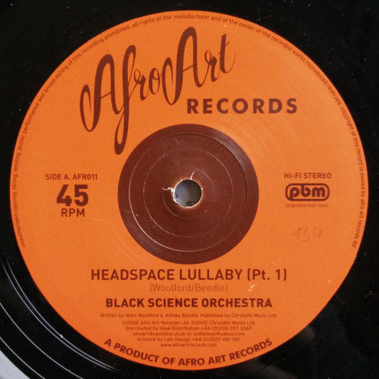 Black Science Orchestra : Headspace Lullaby (12")