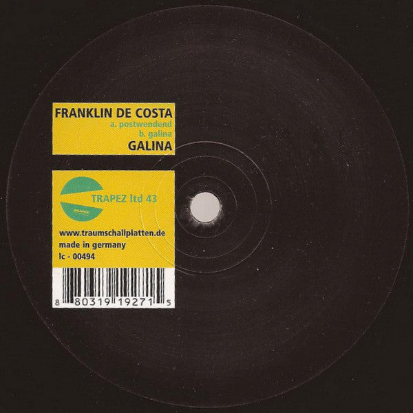 Franklin De Costa : Galina (12")