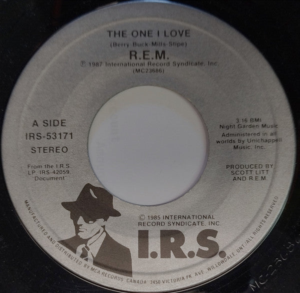 R.E.M. : The One I Love (7", Single)