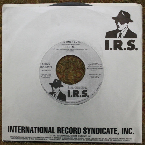 R.E.M. : The One I Love (7", Single)