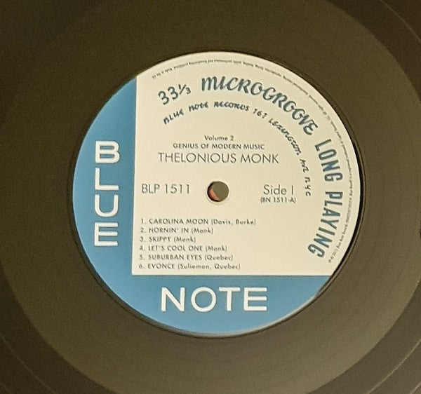 Thelonious Monk : Genius Of Modern Music Volume Two (LP, Comp, Mono, RE, RM, 180)