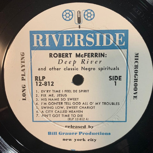 Robert McFerrin : Deep River and other Classic Negro Spirituals (LP, Album)