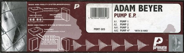 Adam Beyer : Pump E.P. (12", EP)