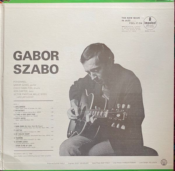 Gabor Szabo : Spellbinder (LP, Album, RP)