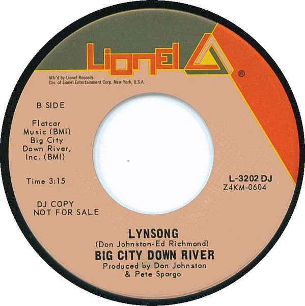 Big City Down River : Blossom / Lynsong (7", Single, Promo)