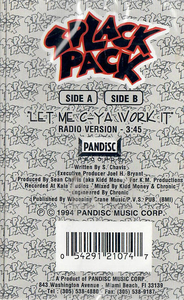 Splack Pack : Let Me C-Ya Work It (Cass)