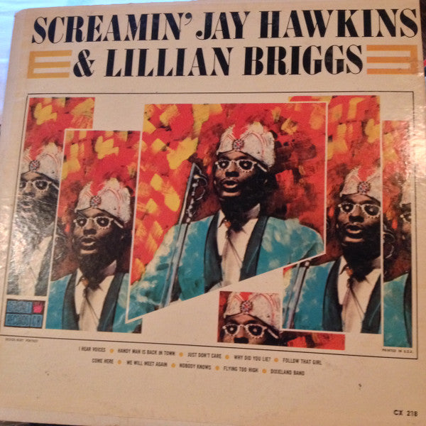 Various : Screamin' Jay Hawkins & Lillian Briggs With Kay Starr & Charlie Francis (LP, Comp, Mono)