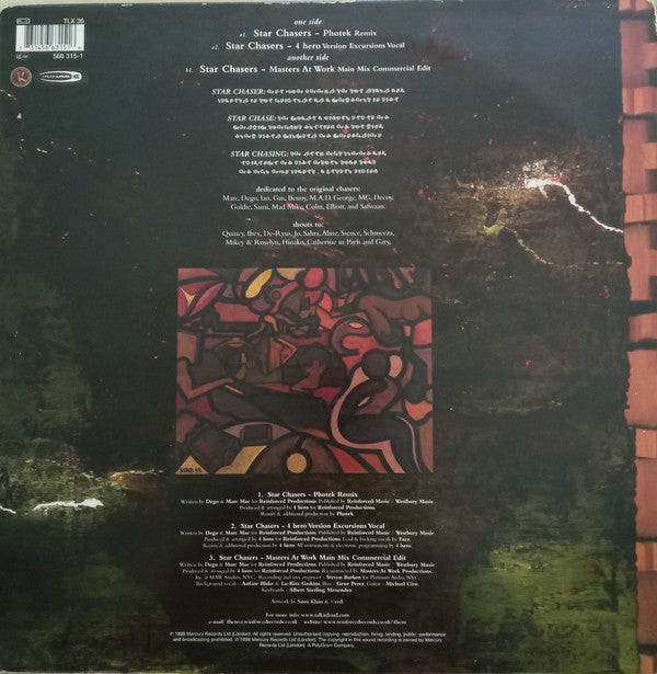 4 Hero : Star Chasers (12", Single)