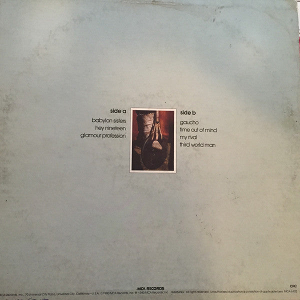Steely Dan : Gaucho (LP, Album, Club, CRC)