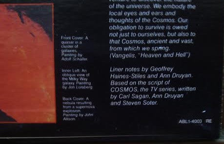 Various : The Music Of Cosmos (LP, Comp, RE, Gat)