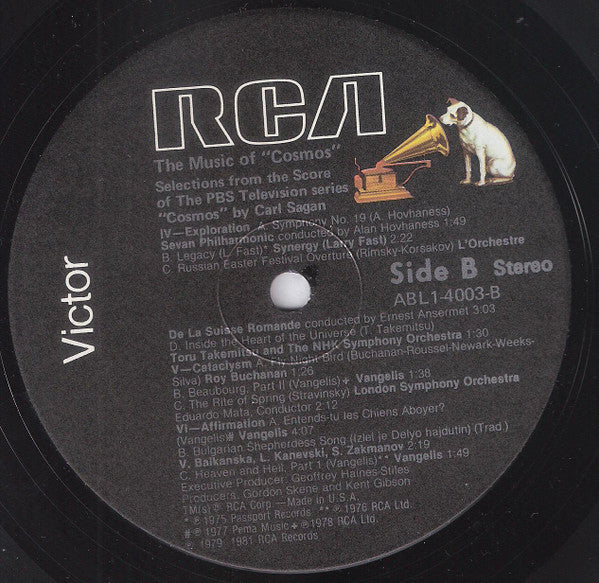 Various : The Music Of Cosmos (LP, Comp, RE, Gat)