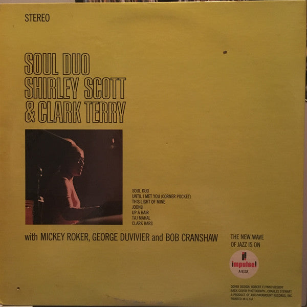 Shirley Scott & Clark Terry : Soul Duo (LP, Album, RE)