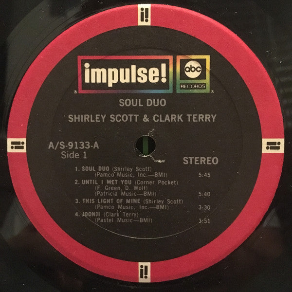 Shirley Scott & Clark Terry : Soul Duo (LP, Album, RE)