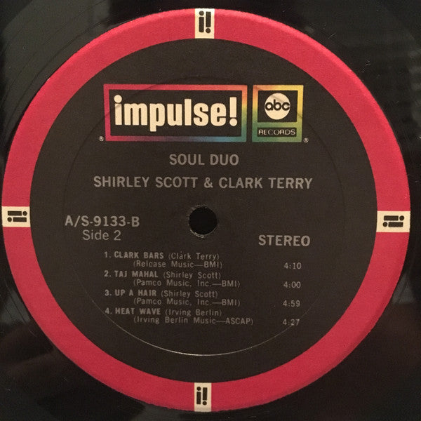 Shirley Scott & Clark Terry : Soul Duo (LP, Album, RE)