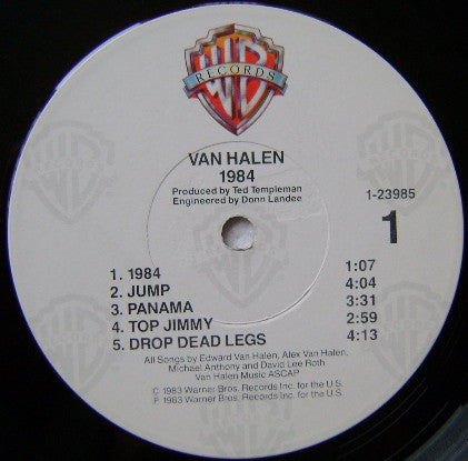 Van Halen : 1984 (LP, Album, Club)