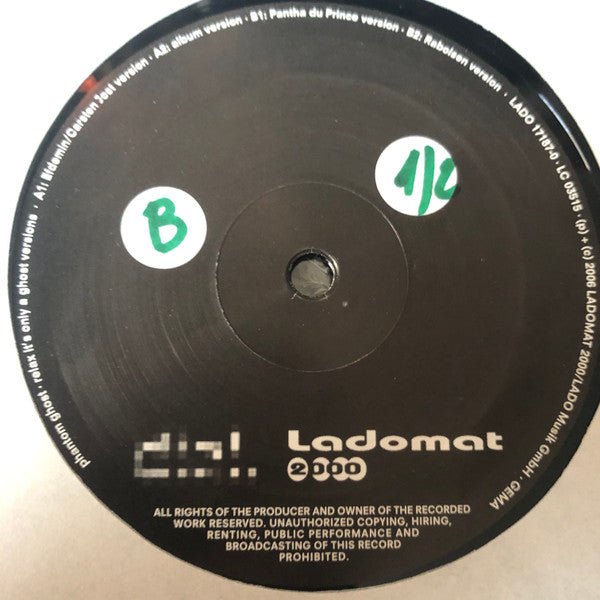 Phantom Ghost* : Relax It's Only A Ghost Versions (12")