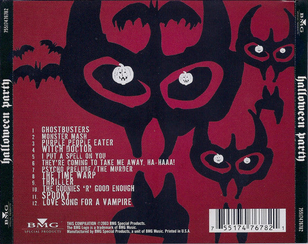 Unknown Artist : Halloween Party (CD, Comp)