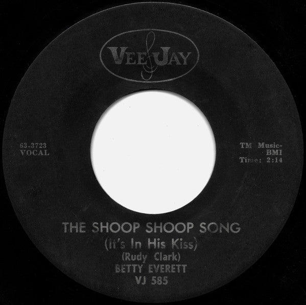 Betty Everett : The Shoop Shoop Song (It's In His Kiss) / Hands Off (7", Single)
