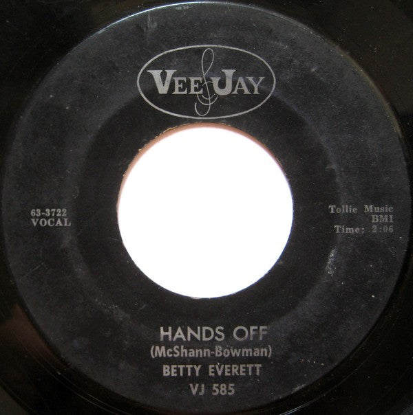 Betty Everett : The Shoop Shoop Song (It's In His Kiss) / Hands Off (7", Single)