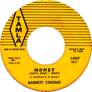 Barrett Strong : Money (That's What I Want) / Oh I Apoligize (7", Single, Mono)