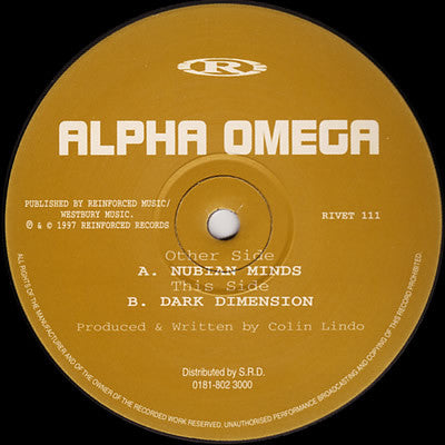Alpha Omega : Nubian Minds / Dark Dimension (12")