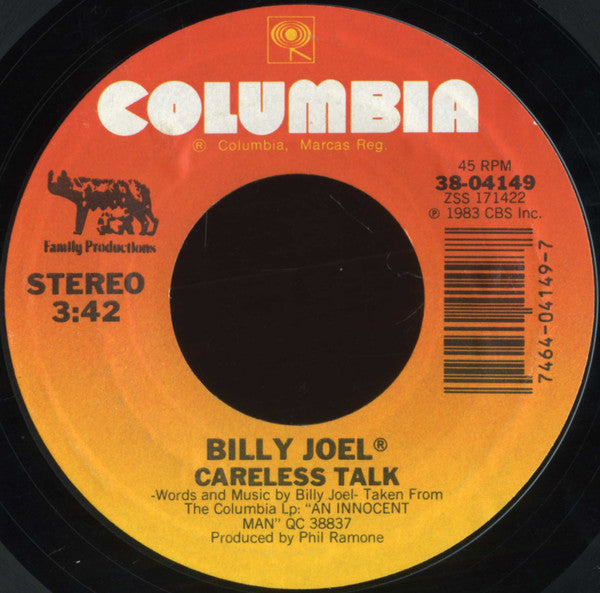 Billy Joel : Uptown Girl (7", Single, Styrene, Pit)