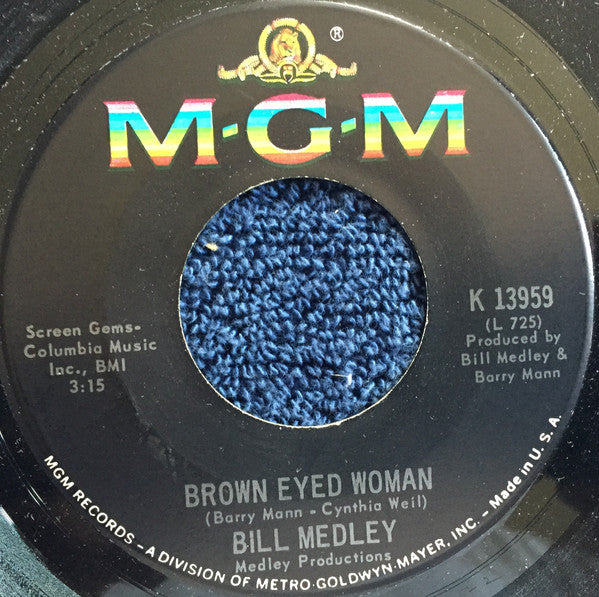 Bill Medley : Brown Eyed Woman (7", Single)