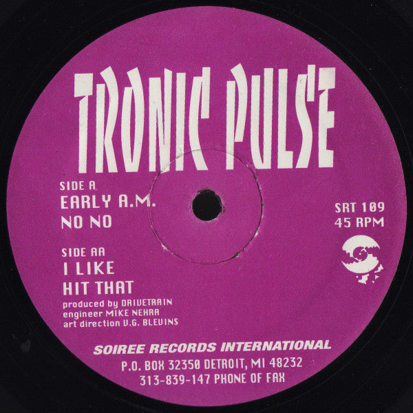Tronic Pulse : Early A.M. (12")