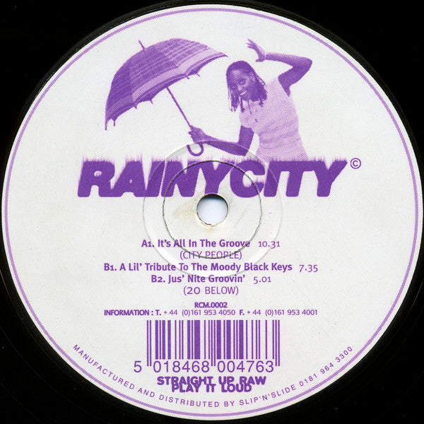 City People / 20 Below : It's All In The Groove / A Lil' Tribute To The Moody Black Keys / Jus' Nite Groovin' (12")