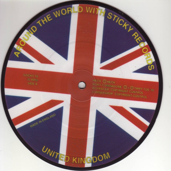 Various : Around The World With Sticky Records (United Kingdom) (7", EP, Ltd, Pic)