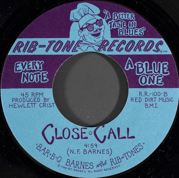 Bar-B-Q Barnes And The Rib-Tones* : Blues For Breakfast (7")