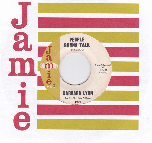 Barbara Lynn : Its Better To Have It / People Gonna Talk (7")