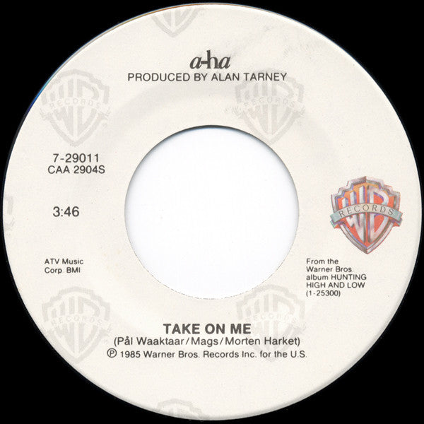 a-ha : Take On Me (7", Single, All)