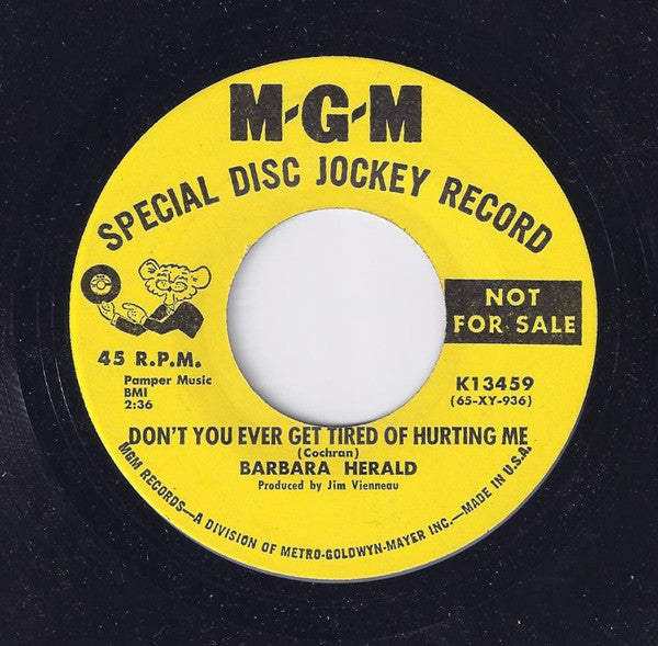 Barbara Herald : Tortured (7", Promo)