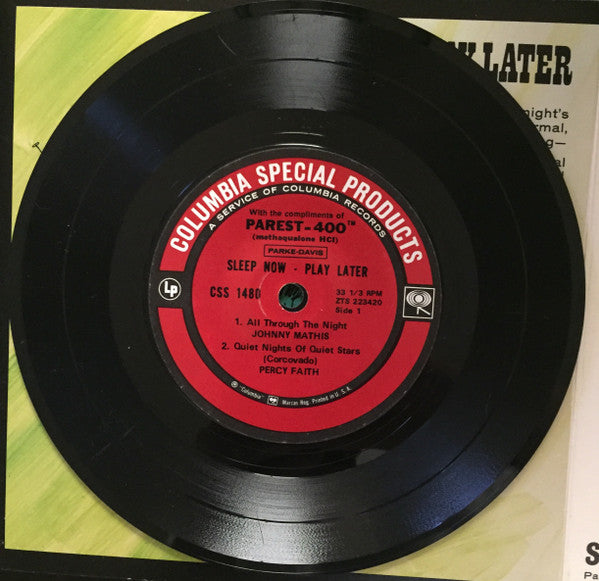 Various : Sleep Now - Play Later (7", Comp, Promo)