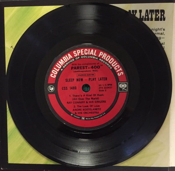 Various : Sleep Now - Play Later (7", Comp, Promo)